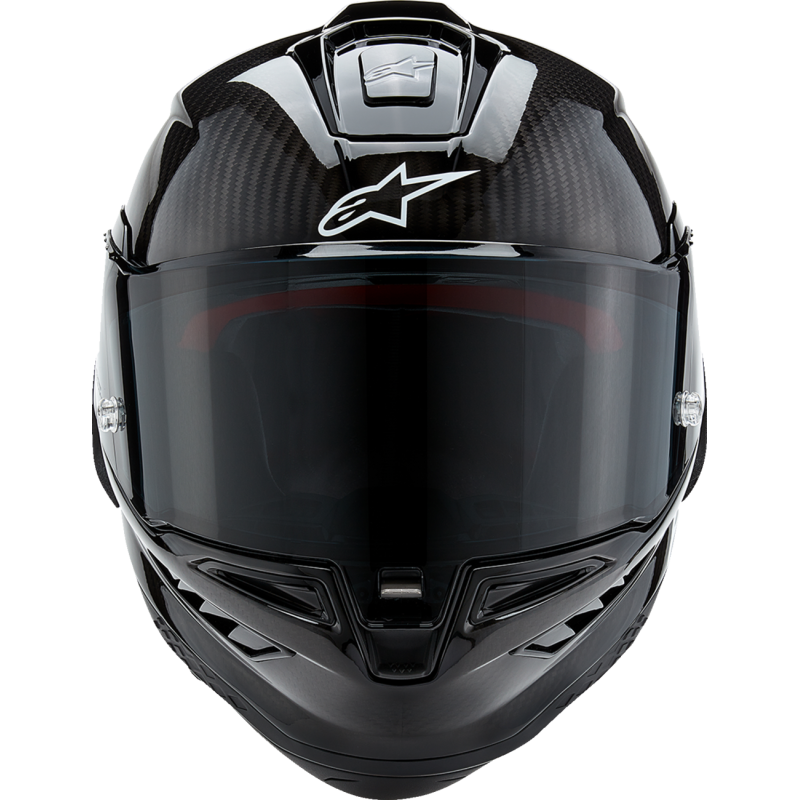 Thumbnail: ALPINESTARS (ROAD) S-R10 SOLID HELMET BLK CARB M&G XXL