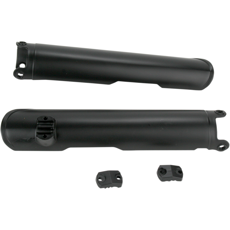 ACERBIS LWR FORK CVR SET- SX/EXC/MXC:00-07 BLACK