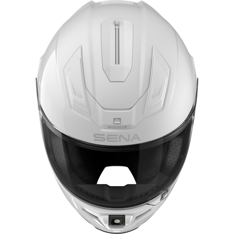 Thumbnail: SENA PHANTOM FULL-FACE HELMET MESH GLOSSY WHITE S
