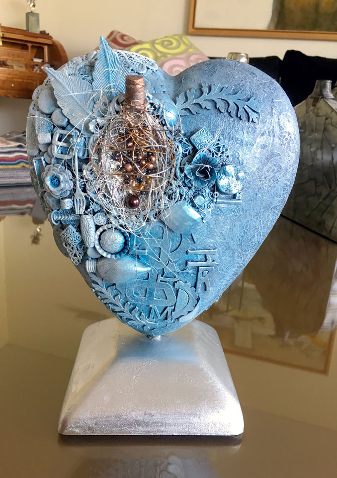 Mixed Media Heart