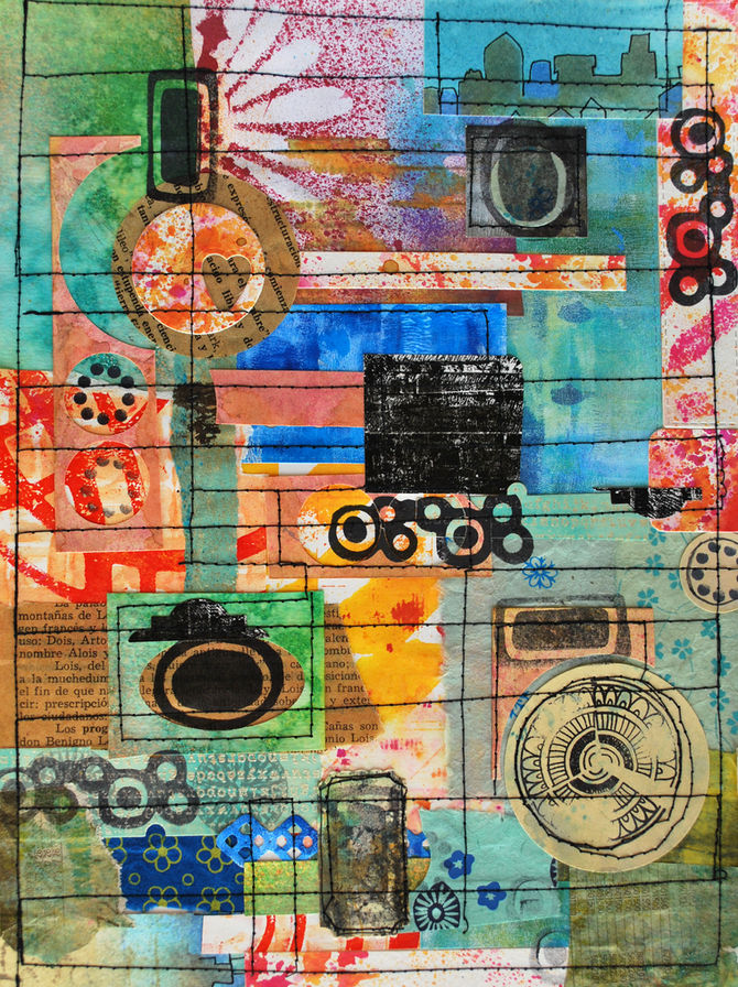 Sewn Collage