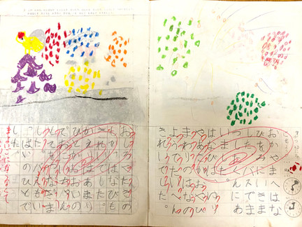 思い出の作品②〜夏休みの絵日記 1978年〜