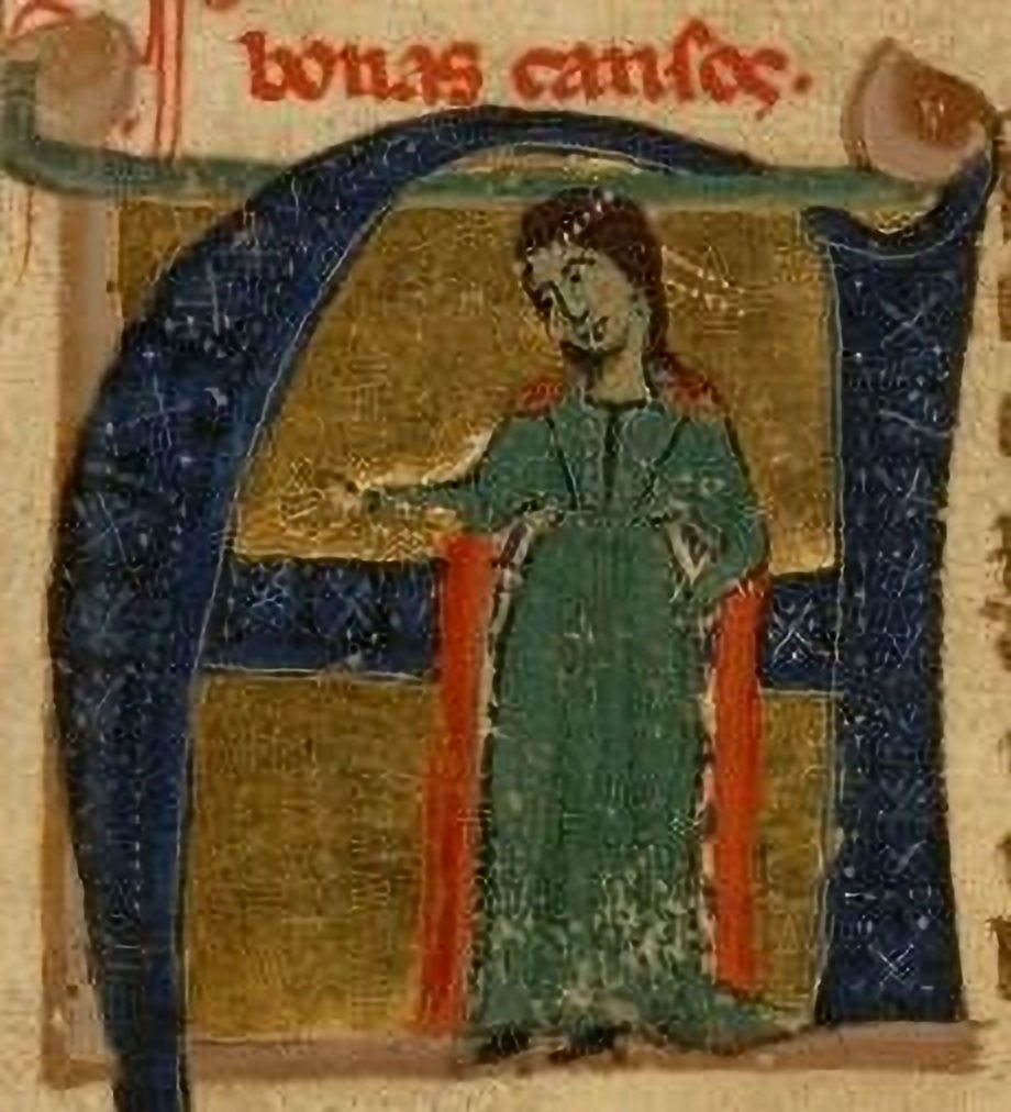 Беатриса де Диа. Средневековая миниатюра