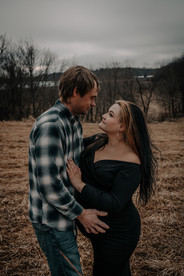 minnesota cinematic moody maternity photographer