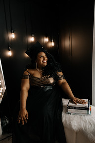 Alternative Moody Dark Cinematic BIPOC Black Girl Magic Minnesota Photographer Sydney Kate Photography