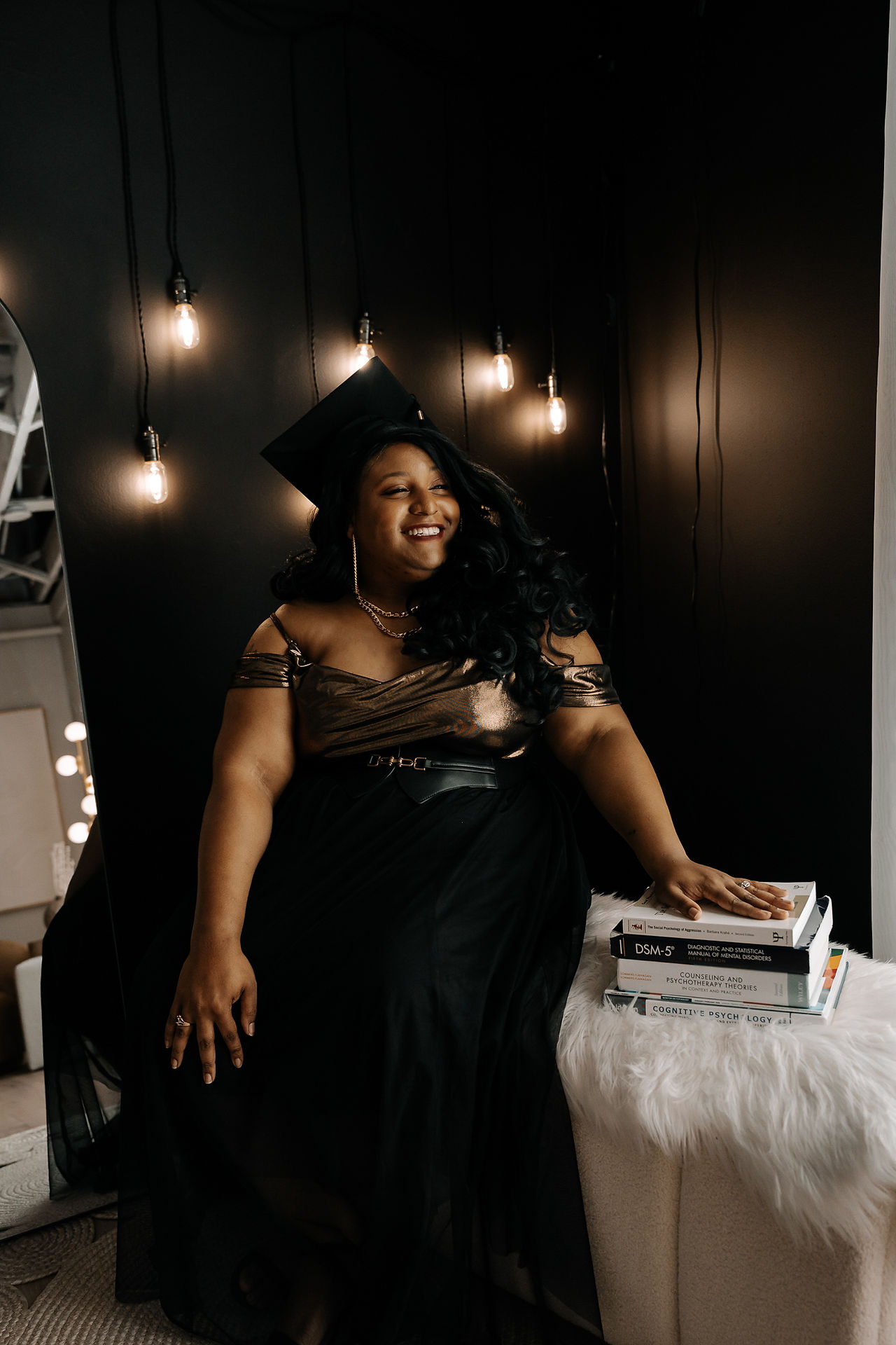 Alternative Moody Dark Cinematic BIPOC Black Girl Magic Minnesota Photographer Sydney Kate Photography