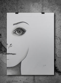 Contrast Study // Graphite on Bristol