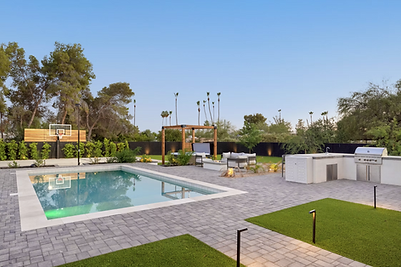 Outdoor space ready for laughter and fun