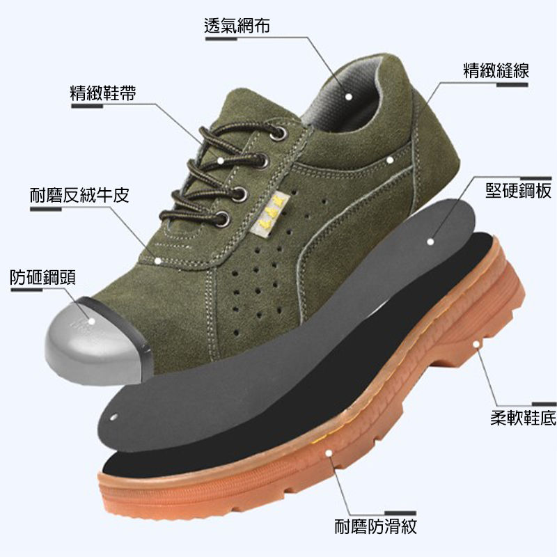 Thumbnail: 牛筋底輕便安全鞋