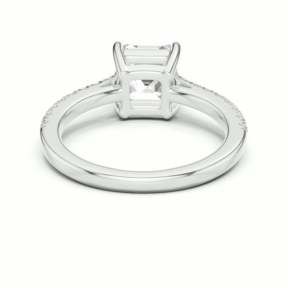 Thumbnail: 360 video of Chloe Asscher engagement ring, white gold