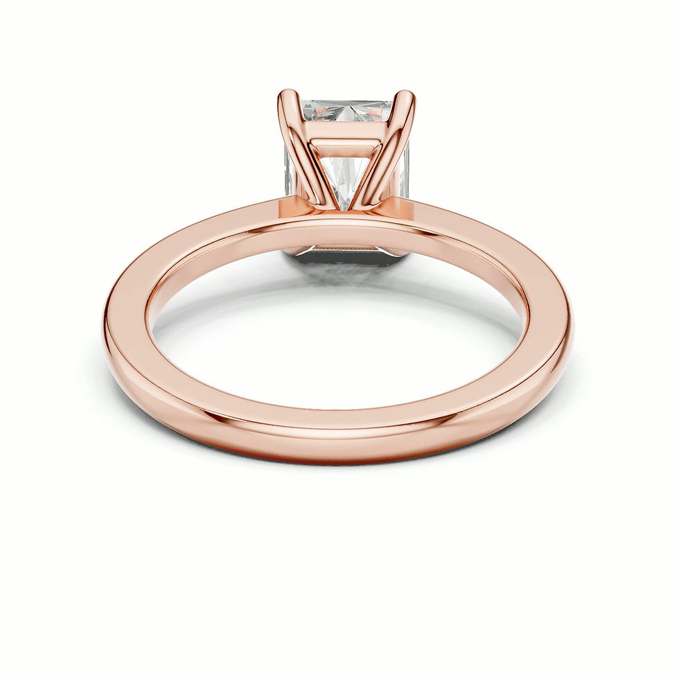 Thumbnail: 360 video of Galene Radiant engagement ring in rose gold