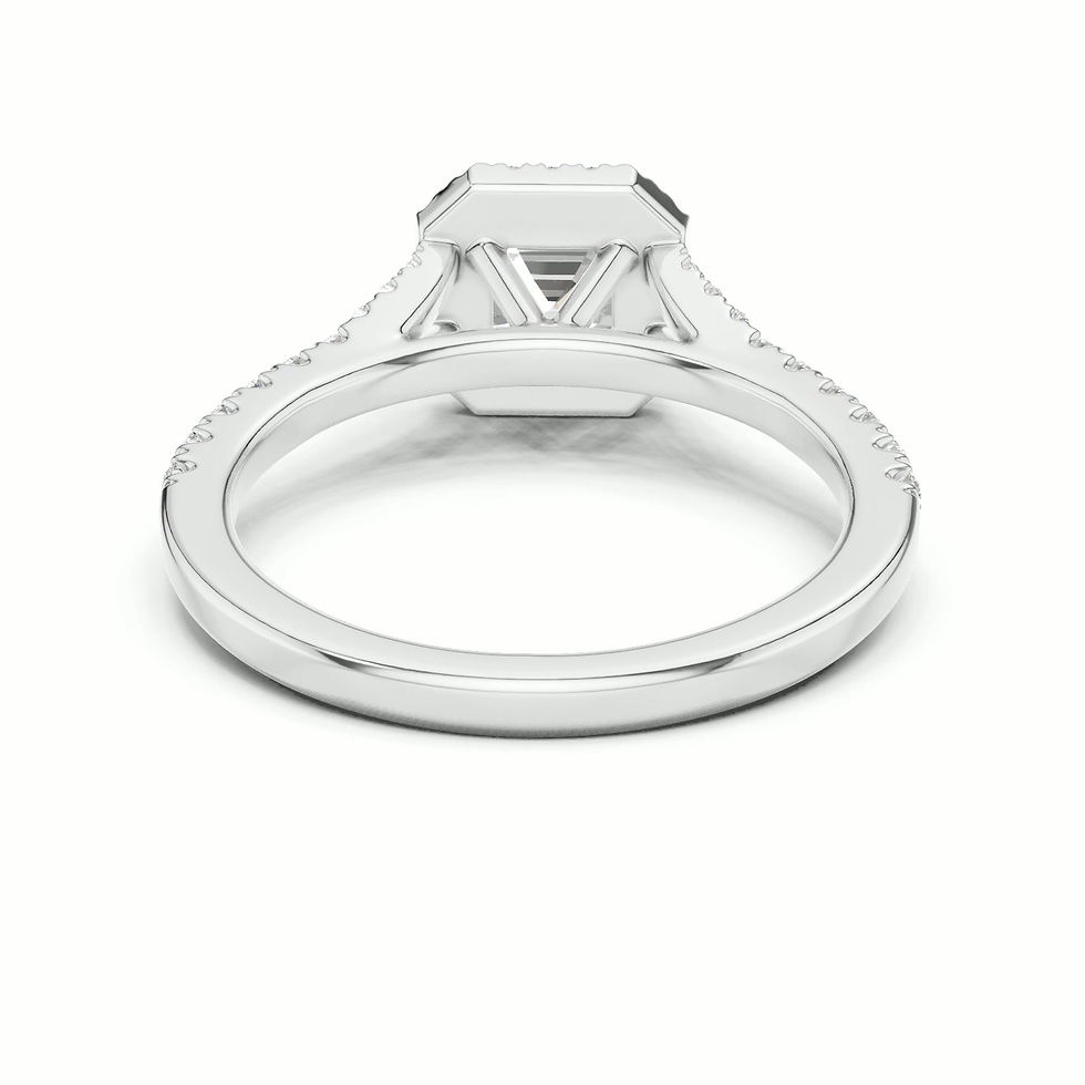 Thumbnail: 360 video of Selene Radiant engagement ring in white gold