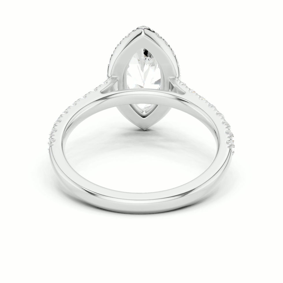 Thumbnail: 360 video of Laurel Marquise engagement ring in white gold