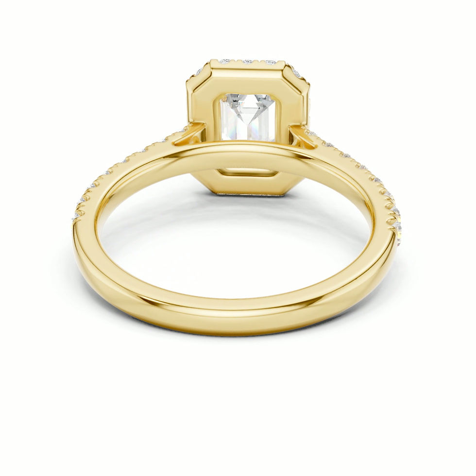 Thumbnail: 360 video of Laurel Emerald engagement ring in yellow gold