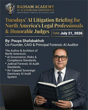 Radsam's Tuesdays AI litigation briefing for legal professionals, top-tier lawyers and honorable judges - July 21, 2026