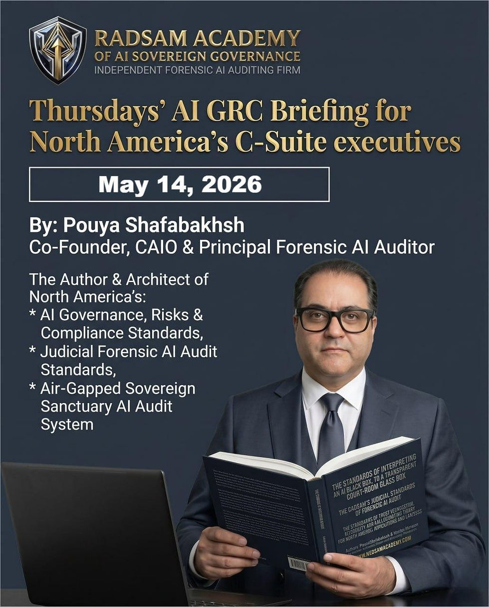 The Thursday AI Governance, Risks & Compliance Briefing for North American C-Suite Executives - May 14, 2026