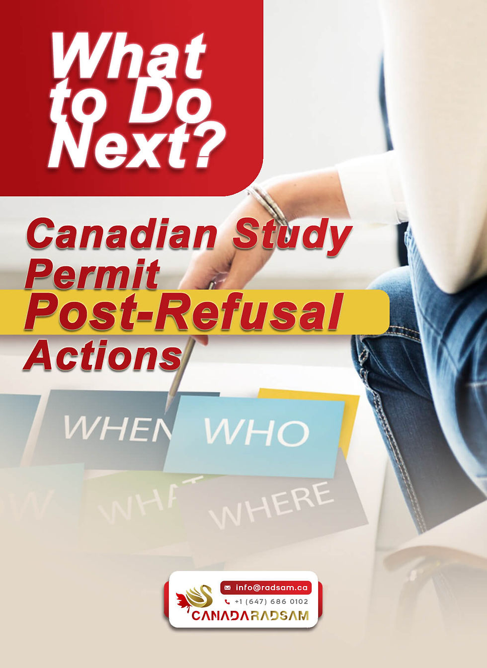Canadian Study Permit Post-Refusal Actions: What to Do Next | RADSAM Education Agency