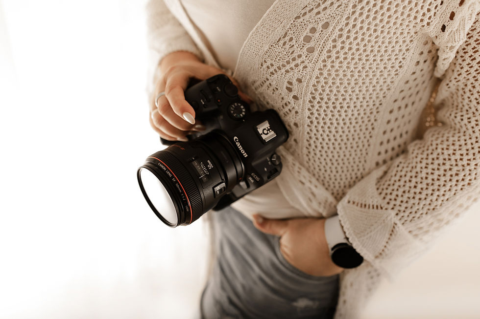 Blick in das Fotostudio in Schweinfurt