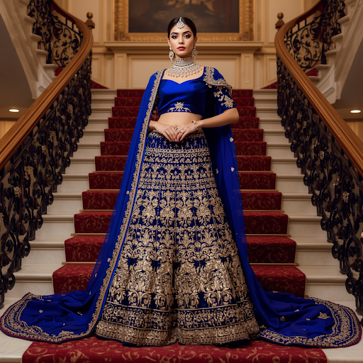 Non-Traditional Lehengas bridal look