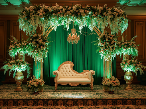Emerald Green & Deep Gold