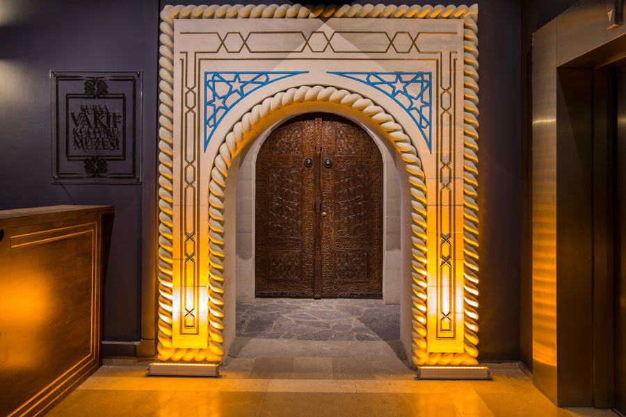 Kültür Müzesi Giriş Kapısı Duvar Kağıtları | 3D Müze Kapısı Duvar Kağıtları