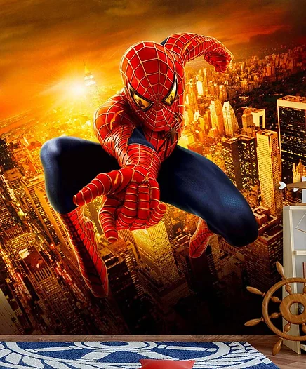 Spiderman Manzara Duvar Kagitlari Cocuk Odasi Icin Duvar Kagitlari Izmir 3d Duvar Kagitlari
