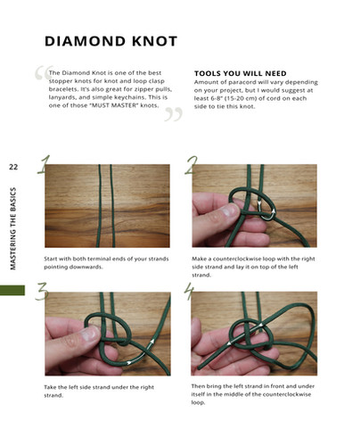 how to tie paracord together