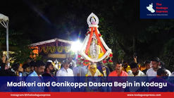 Madikeri and Gonikoppa Dasara Begin in Kodagu
