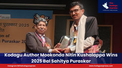 Kodagu Author Mookonda Nitin Kushalappa Wins 2025 Bal Sahitya Puraskar