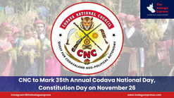 CNC to Mark 35th Annual Codava National Day, Constitution Day on November 26