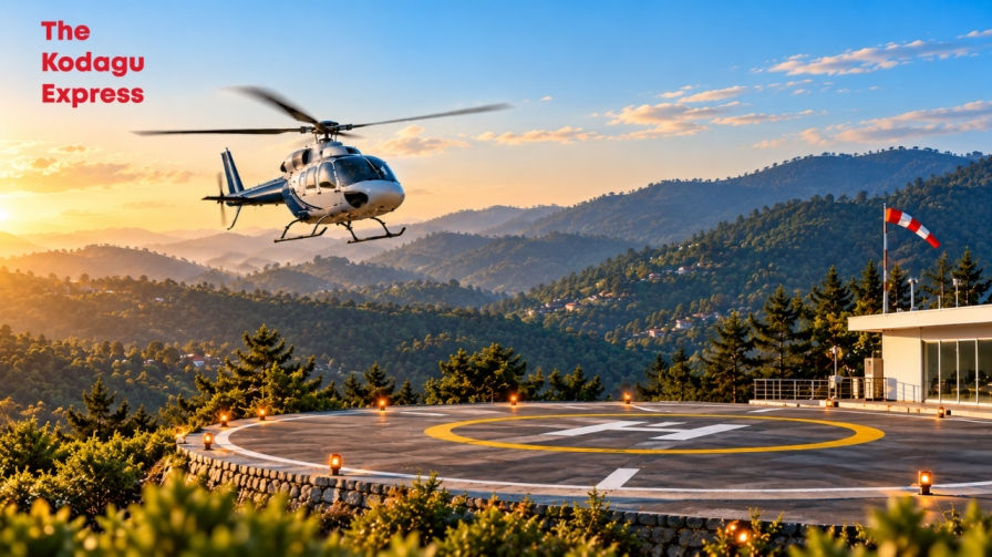 Kodagu to Get New Heliport as Karnataka Plans Better Air Links to Tourism Hubs