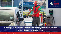 Kodagu Fuel Prices Increase Sharply as Petrol Nears ₹112, Diesel Touches ₹100