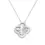 Miniatura: Cadena Flor Trebol Silver