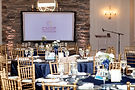 Tables set at Feeding the Future