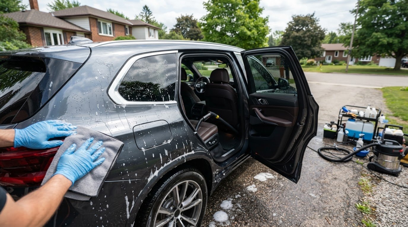Mobile Car Wash Services in Shelburne for Interior and Exterior Care