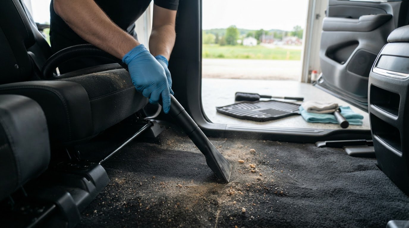 Deep Vacuuming for Cars in Arthur to Remove Dirt and Odours
