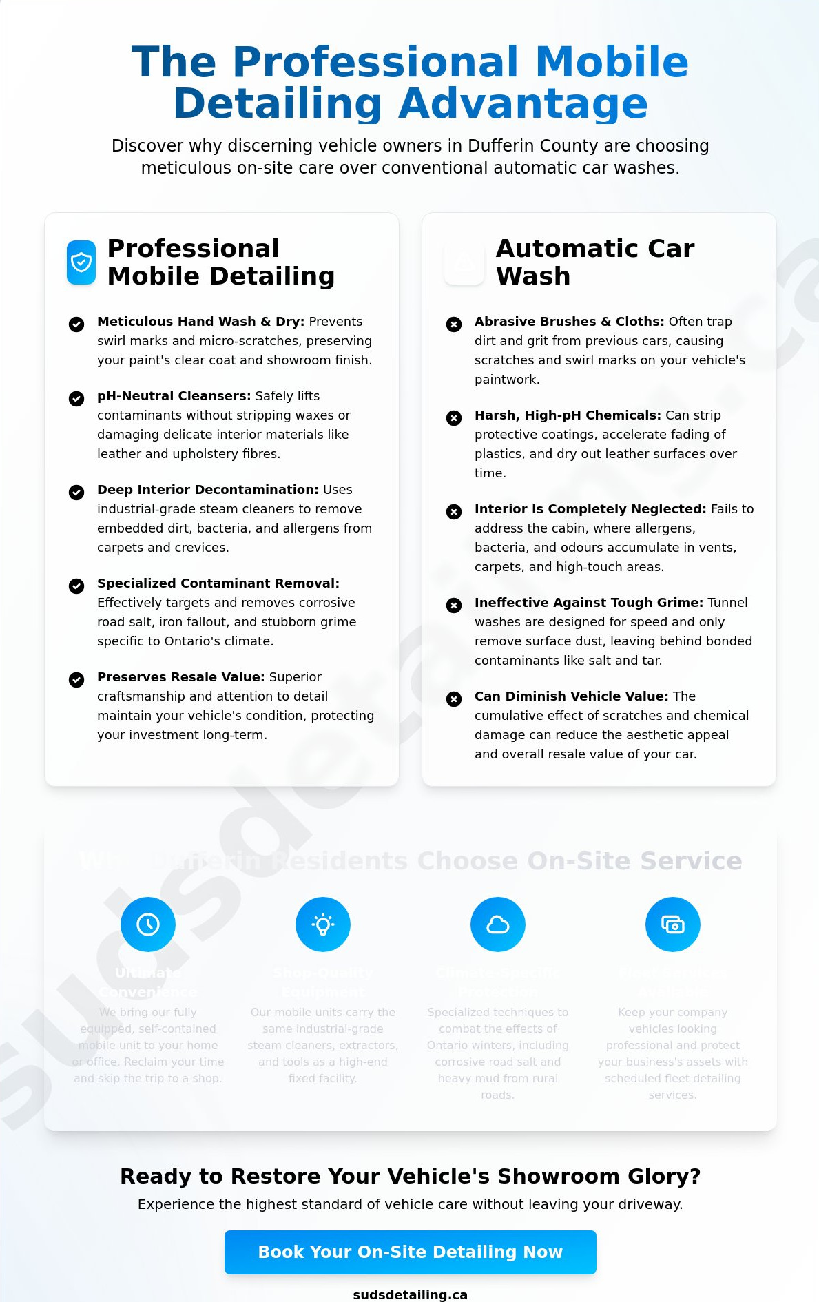 Mobile car detailing dufferin region