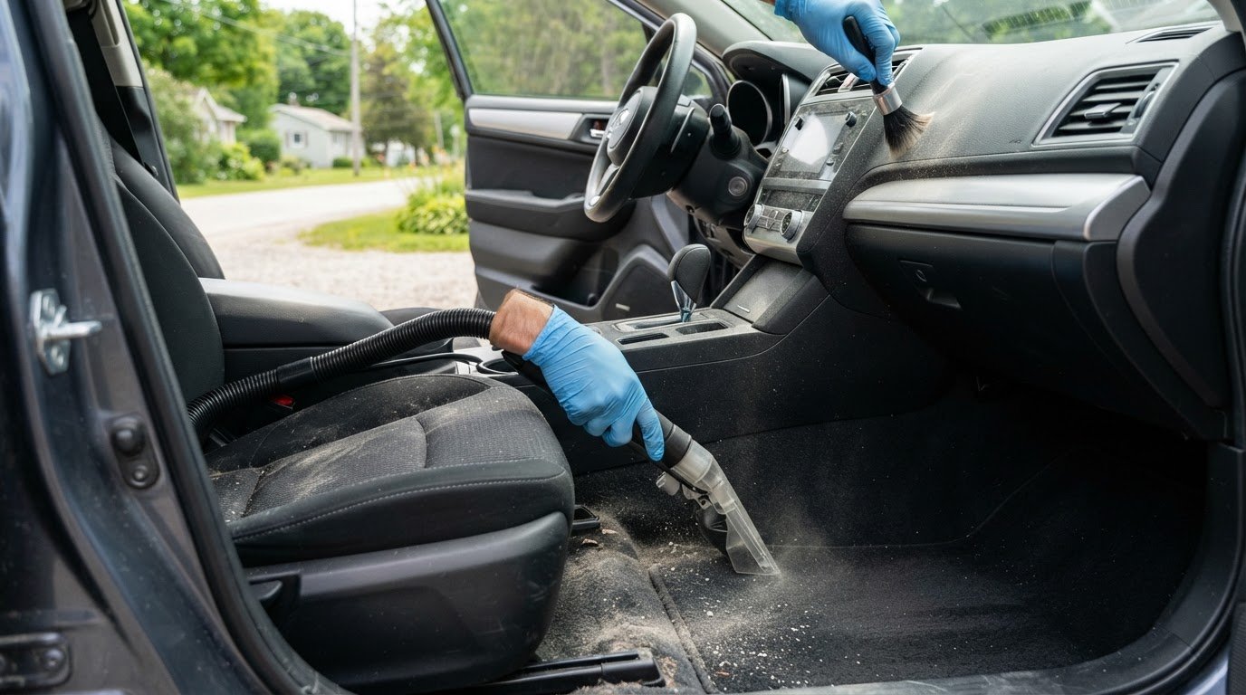 How to Remove Construction Dust from Your Car Interior in Erin
