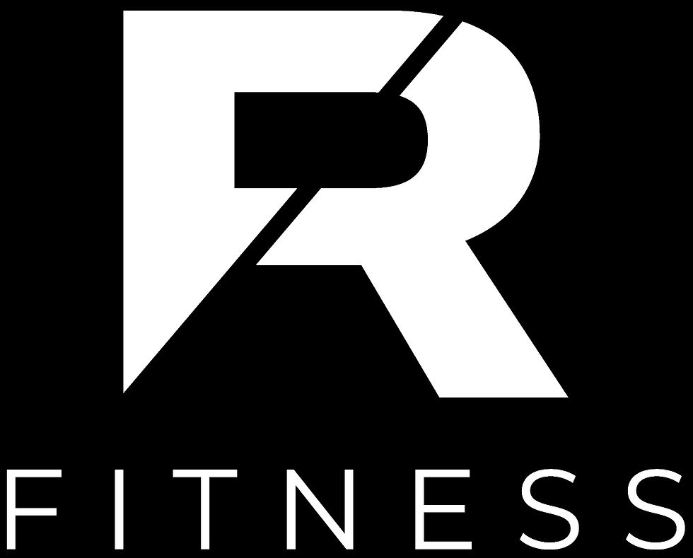 For Real Fitness White Logo