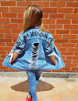 CHAQUETA DE JEAN LA VITA BELLA