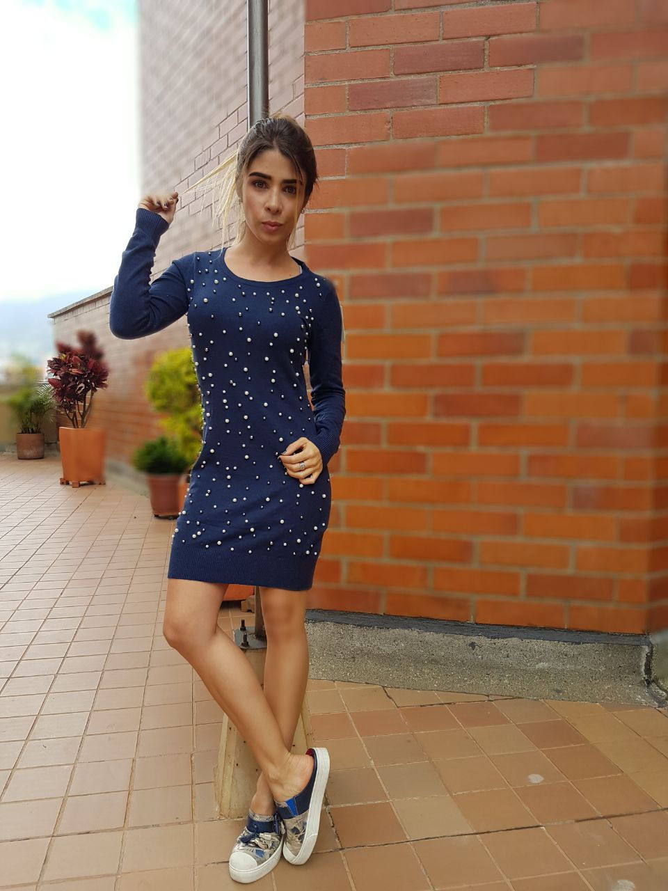 VESTIDO AZUL