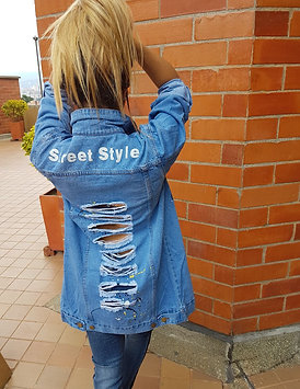 CHAQUETA DE JEAN STREET STYLE