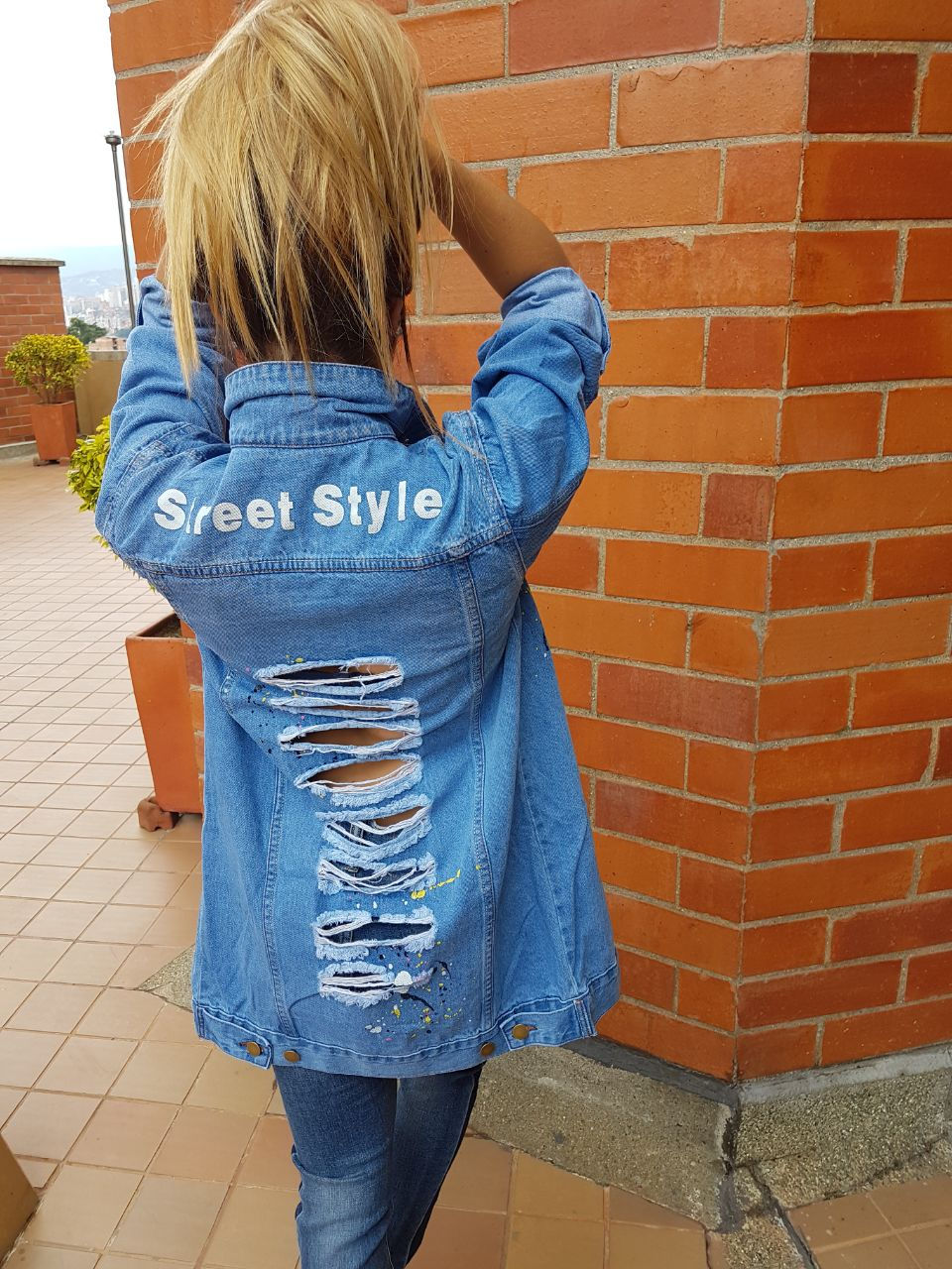 CHAQUETA DE JEAN STREET STYLE