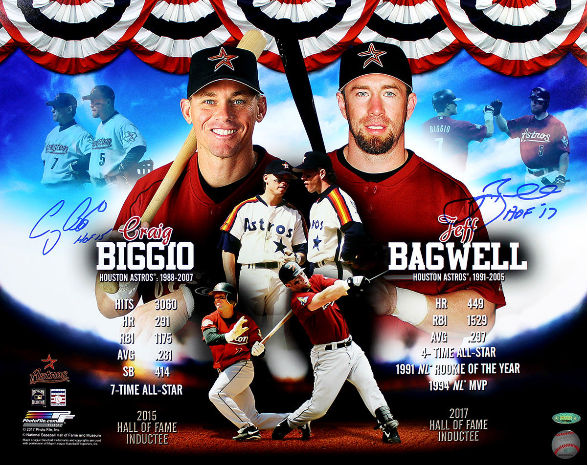 Craig Biggio/Jeff Bagwell HOF Collage 16x20