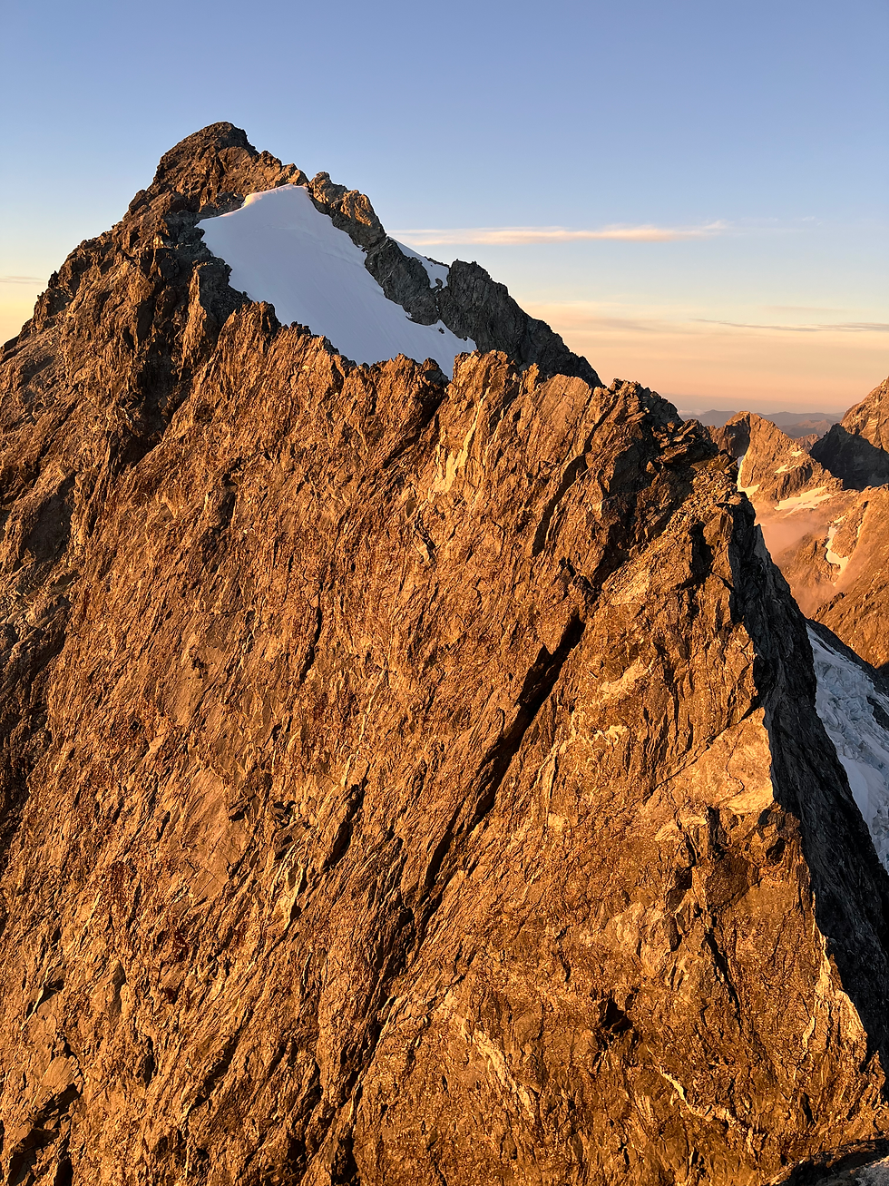The ridge from point 2135 to the summit of Mount Grave