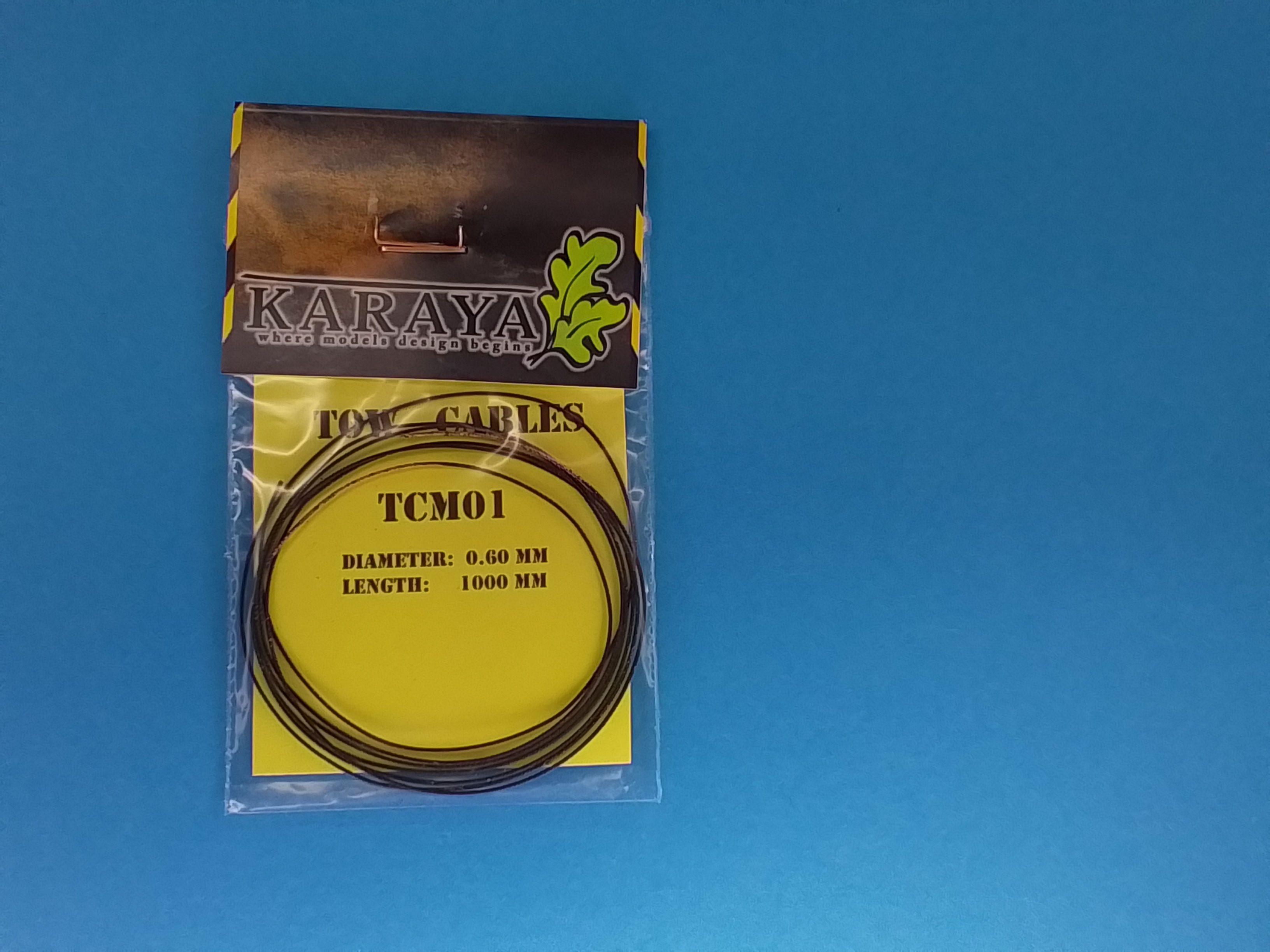 Karaya Tow Cable 0.6mm 1 Metre Length