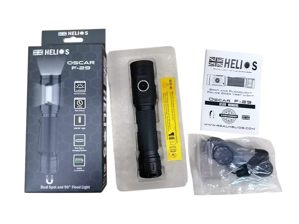 Thumbnail: Helios Oscar F29 – Dual Spot & Flood LED Police Vest Light - EDC
