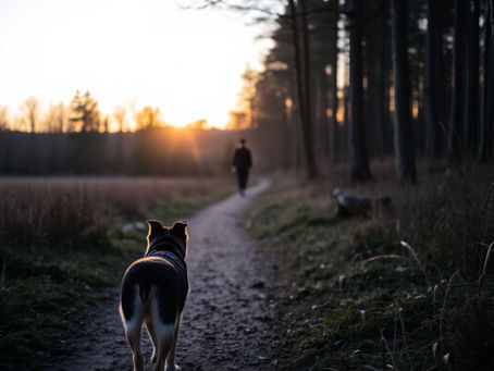 Why Helios Torches Are Essential for Safe Dog Walking During Dark and Wet UK Nights