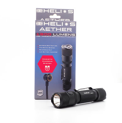 HELIOS AETHER - LED EDC Torch - 1300 lumens - Tactical Flashlight
