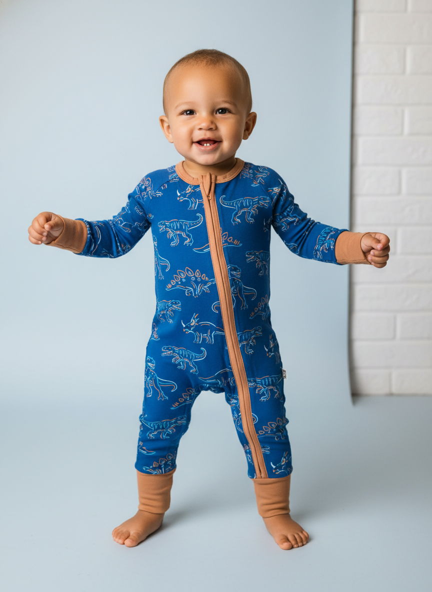 Thumbnail: Dino-Mite Dreams - Luxe Convertible Zippie